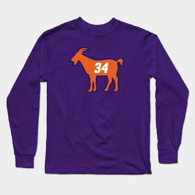 PHX GOAT - 34 - Purple Long Sleeve T-Shirt by KFig21